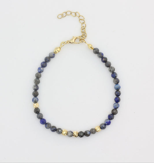 Midnight Blue Lapis Lazuli Bracelet