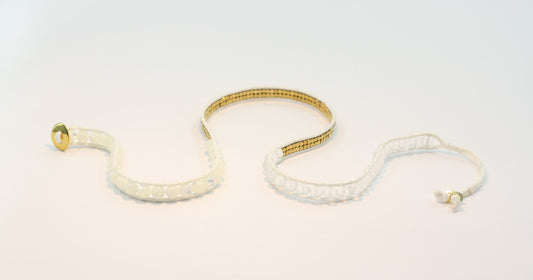 Soul Quartz, Mother of Pearl & Hematite Bracelet