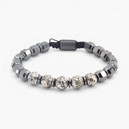Electro Lava Stone and Hematite