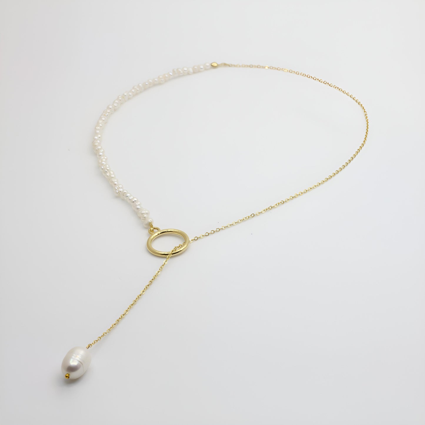 Ocean Drop Pearl Necklace