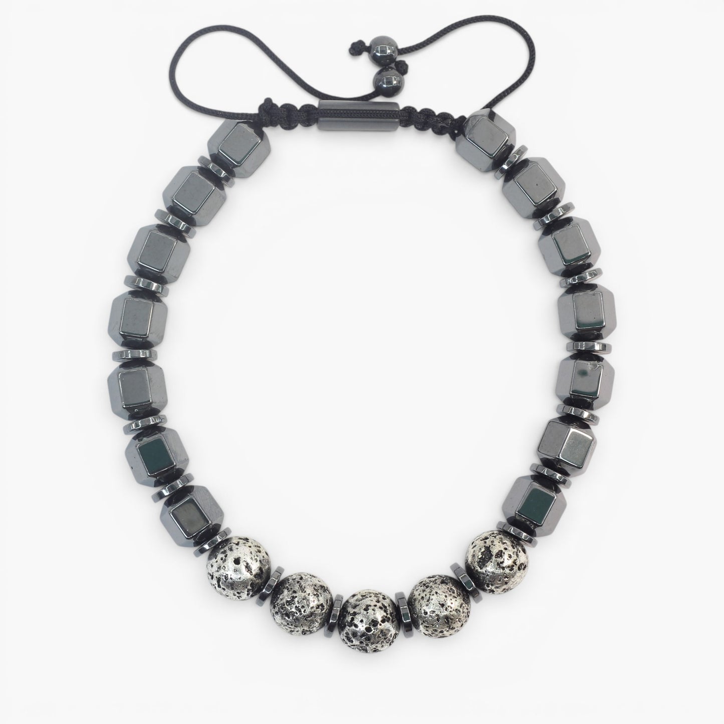 Electro Lava Stone and Hematite