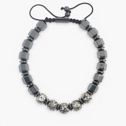 Electro Lava Stone and Hematite