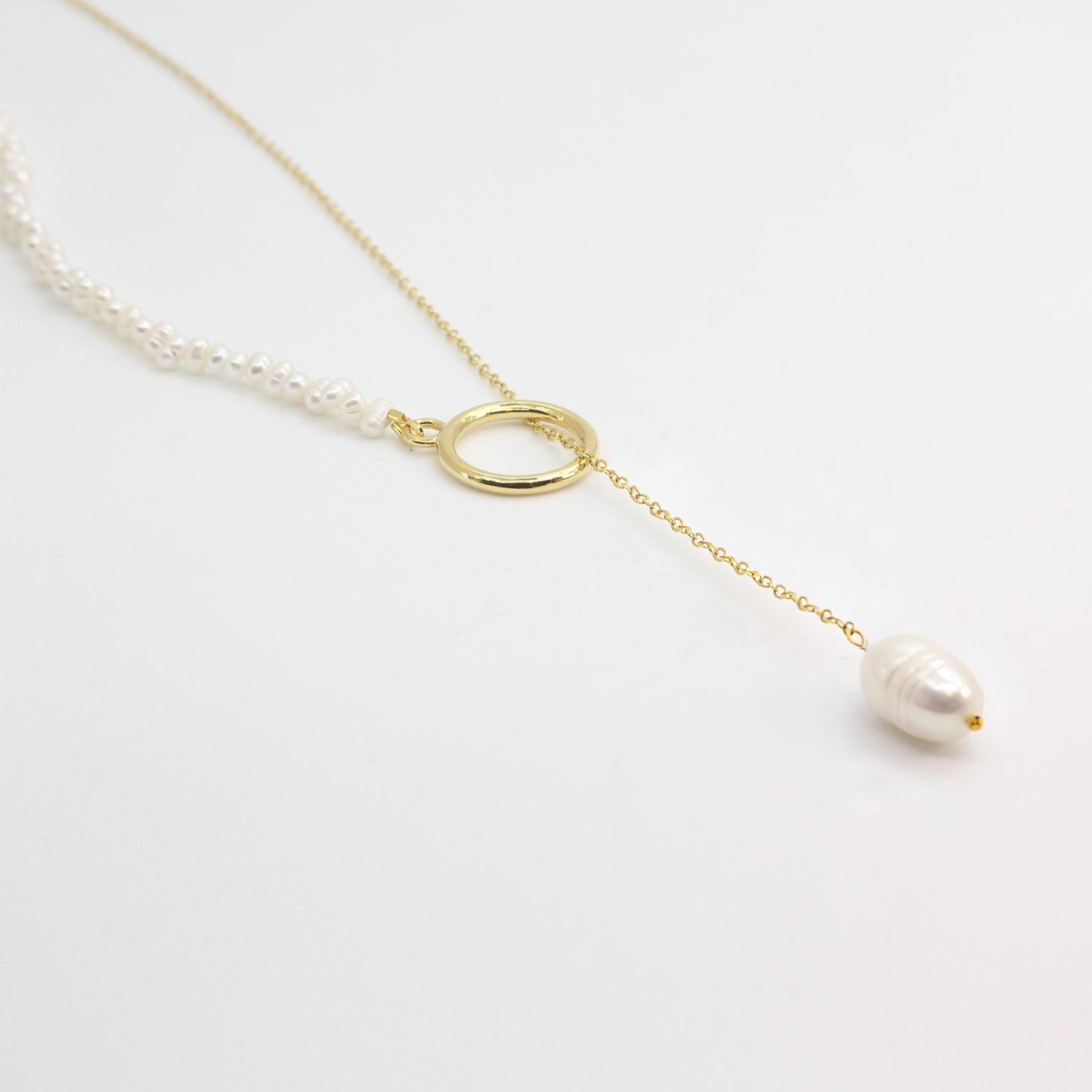 Ocean Drop Pearl Necklace