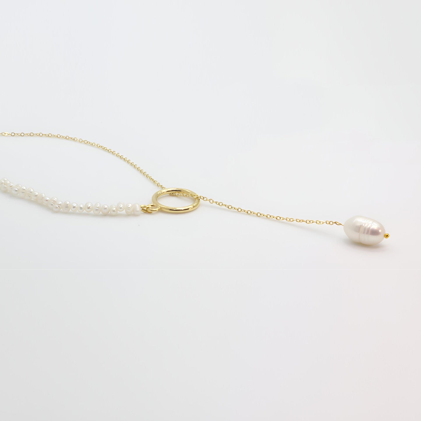 Ocean Drop Pearl Necklace