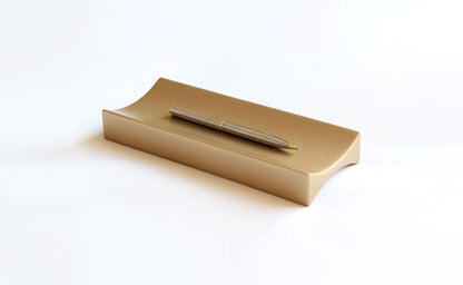 Aura Altın Ahşap Kalemlik