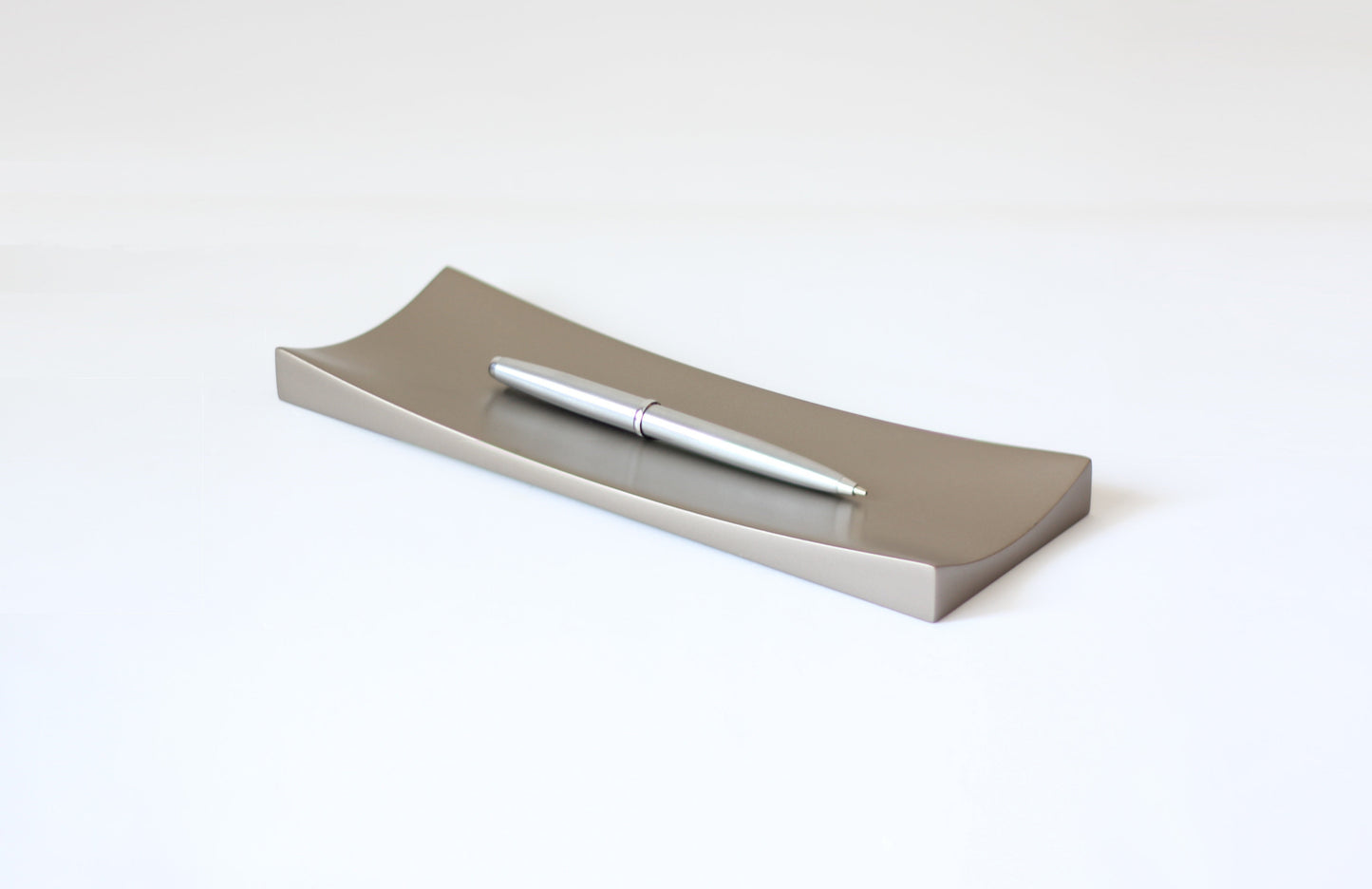 Nova Gümüş Ahşap Kalemlik ve Takı Tepsisi