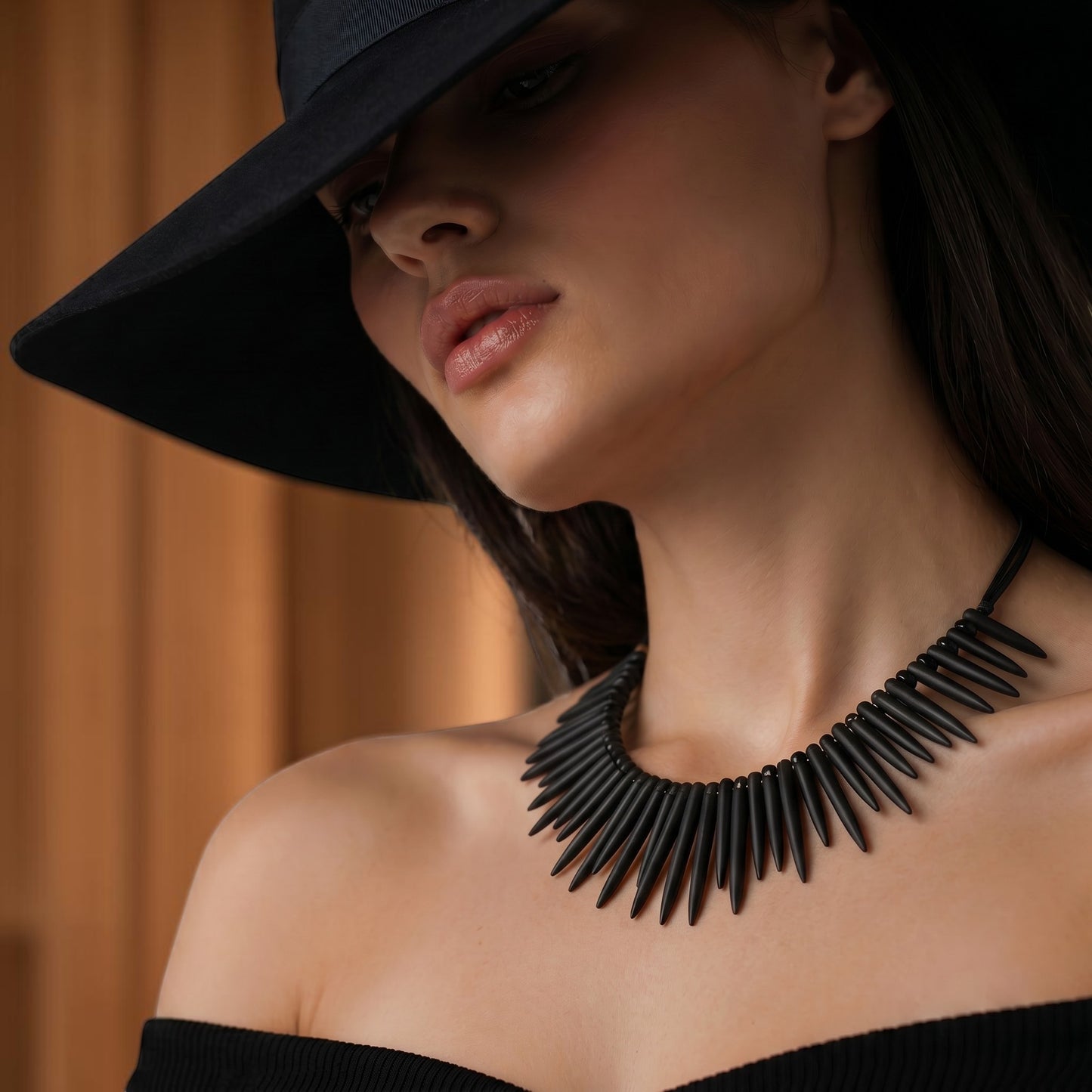 Jungle Hematite Necklace