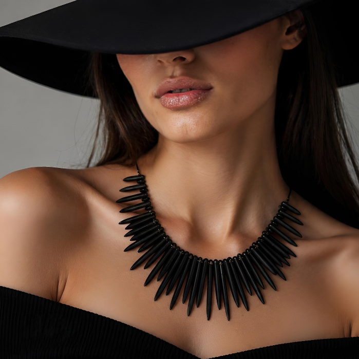 Jungle Hematite Necklace