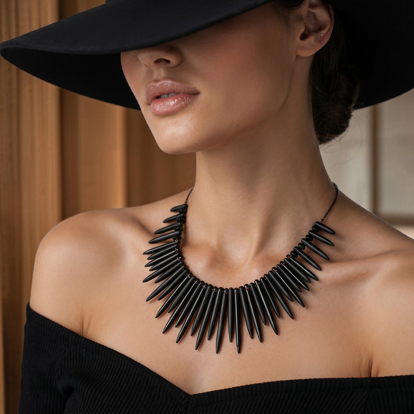 Jungle Hematite Necklace
