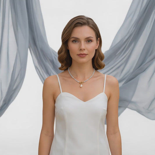 Aqua Dream Pearl Necklace