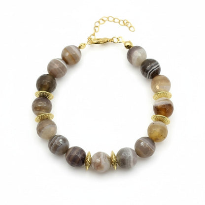 Scarlet Botsvana Akik Bileklik